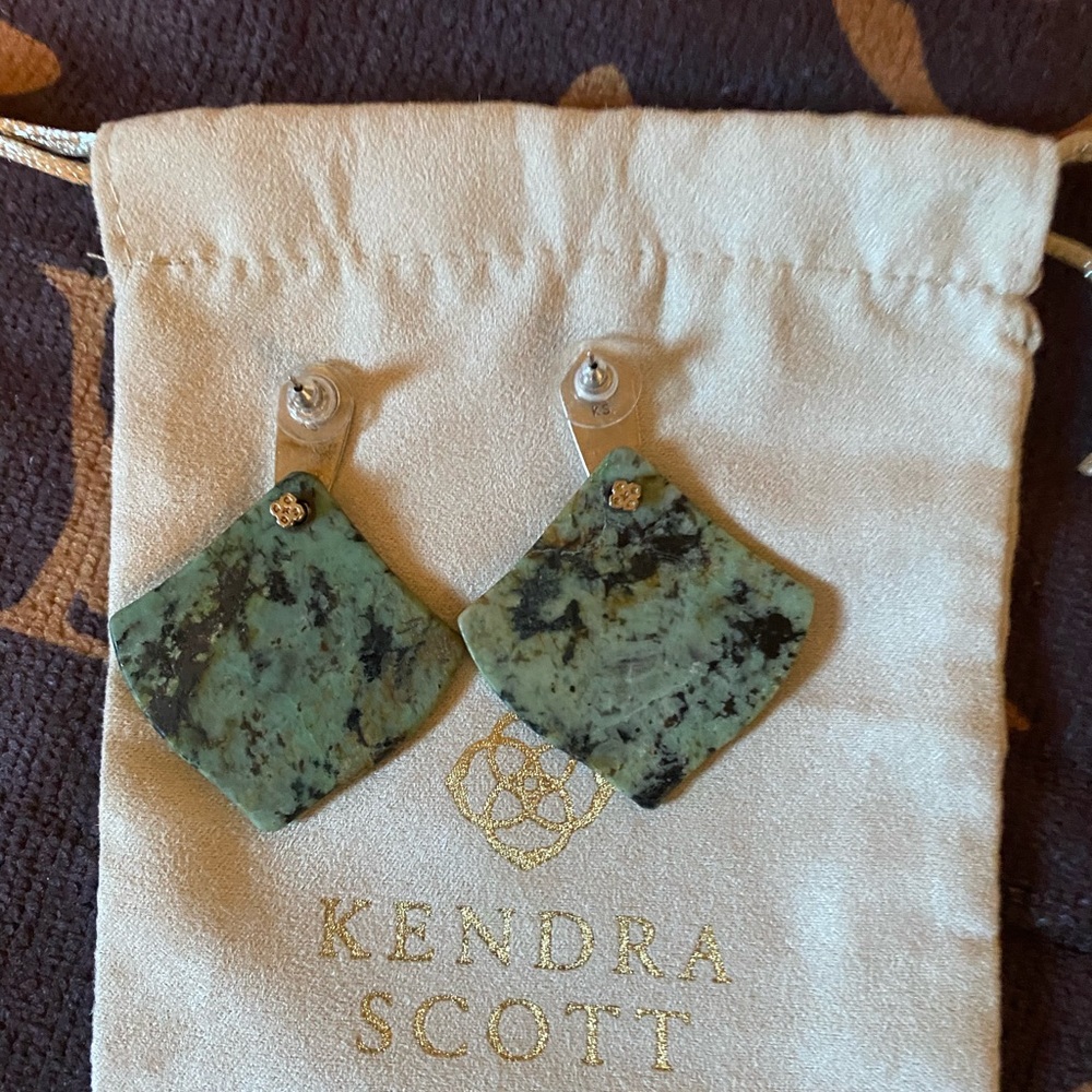 Kendra Scott Earrings African Turquoise